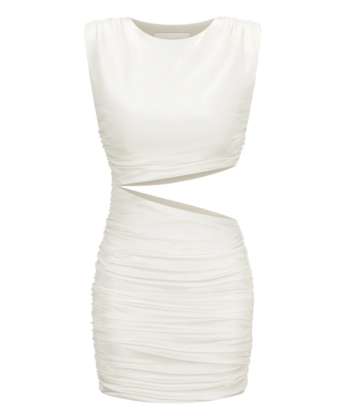 Современное женское мини-платье из трикотажа Adowia Nicowa, белый
Современное женское мини-платье из трикотажа Adowia Nicowa, белый