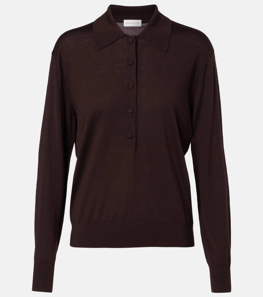 Шерстяная поло Dries Van Noten, Dark Brown
Шерстяная поло Dries Van Noten, Dark Brown