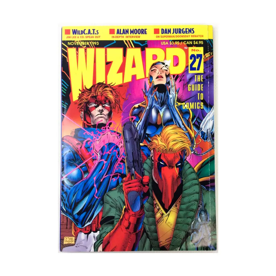 Журнал #27 "WildC.A.T.s Alan Moore Interview, Dan Jurgens", Wizard Magazine
Журнал #27 "WildC.A.T.s Alan Moore Interview, Dan Jurgens", Wizard Magazine