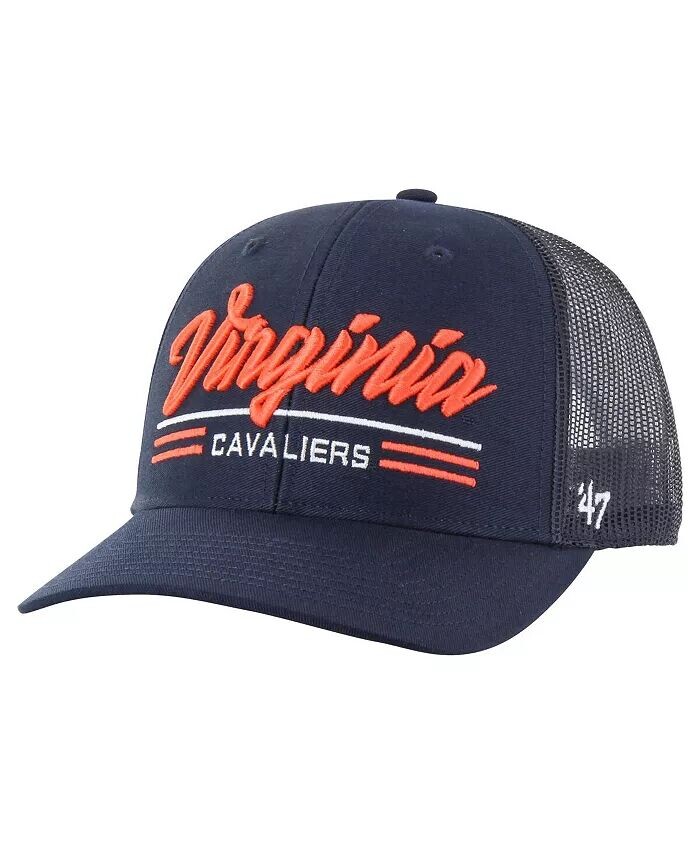 Мужская регулируемая шляпа темно-синего цвета Virginia Cavaliers Garner Trucker '47 Brand, синий
Мужская регулируемая шляпа темно-синего цвета Virginia Cavaliers Garner Trucker '47 Brand, синий