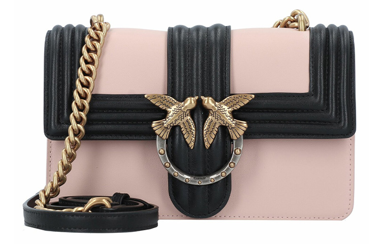 Сумка Love Bag из коровьей кожи через плечо, женская сумка PINKO, черно-розовая
Сумка Love Bag из коровьей кожи через плечо, женская сумка PINKO, черно-розовая