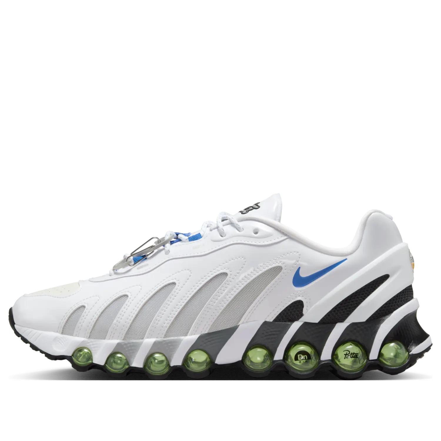Кроссовки Nike Air Max Dn8 x Patta 'White Metallic Silver'
Кроссовки Nike Air Max Dn8 x Patta 'White Metallic Silver'