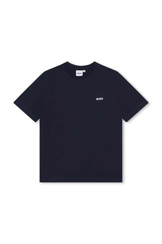 Детская хлопковая футболка Boss, темно-синий
Детская хлопковая футболка Boss, темно-синий