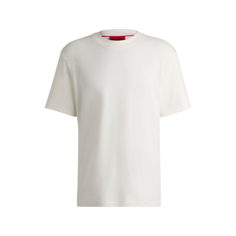 Футболка свободного кроя из хлопка с логотипом HUGO, белый
Футболка свободного кроя из хлопка с логотипом HUGO, белый