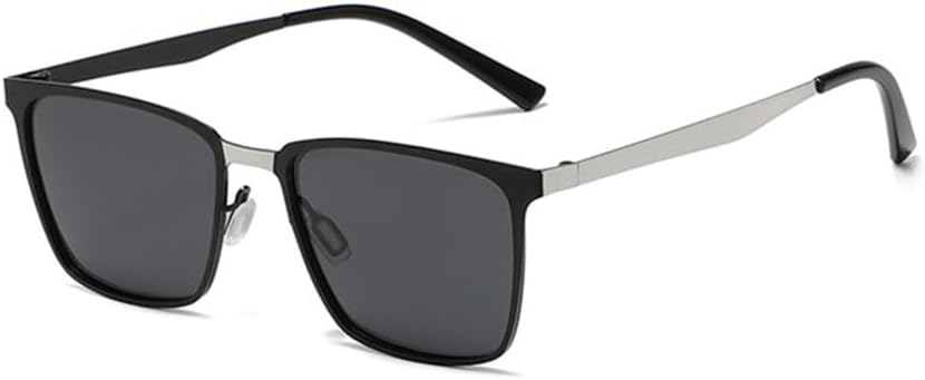 Прямоугольные поляризованные солнцезащитные очки для мужчин, матово-черные, защита от УФ-излучения UV400, солнцезащитные очки с пружинным шарниром для вождения VFDHN, 3
Прямоугольные поляризованные солнцезащитные очки для мужчин, матово-черные, защита от УФ-излучения UV400, солнцезащитные очки с пружинным шарниром для вождения VFDHN, 3