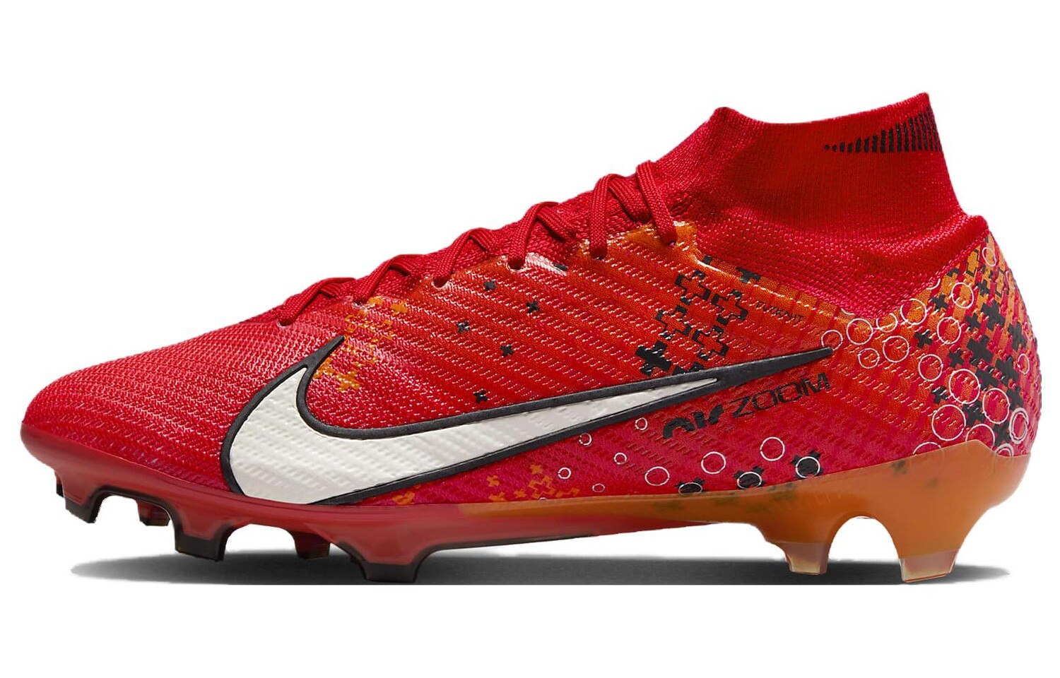 Nike Mercurial Superfly 9 Футбольные бутсы унисекс, Light Crimson/Bright Mandarin/Black/Pale Ivory 
Nike Mercurial Superfly 9 Футбольные бутсы унисекс, Light Crimson/Bright Mandarin/Black/Pale Ivory