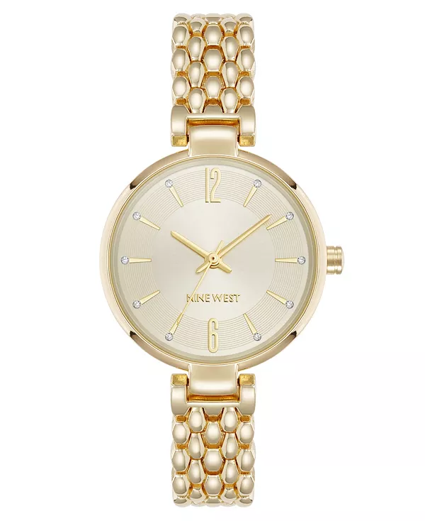 Женские кварцевые современные часы из металлического сплава золотистого оттенка, 35 мм Anne Klein, gold-tone
Женские кварцевые современные часы из металлического сплава золотистого оттенка, 35 мм Anne Klein, gold-tone