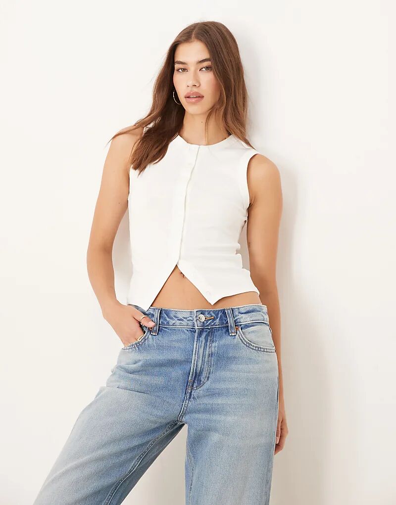 Майка Cotton On Charlie с пуговицами спереди, белая Cotton On
Майка Cotton On Charlie с пуговицами спереди, белая Cotton On