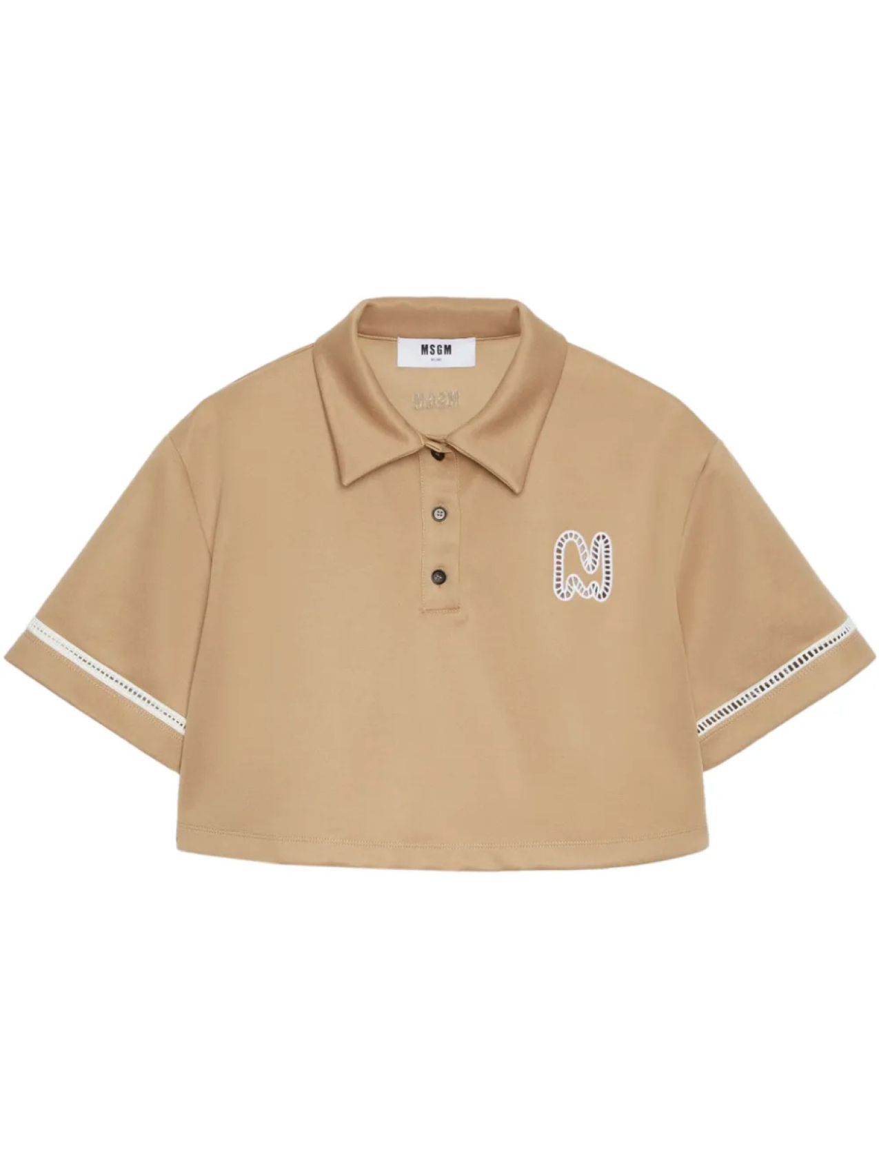 Поло с логотипом MSGM, нейтральный 
Поло с логотипом MSGM, нейтральный