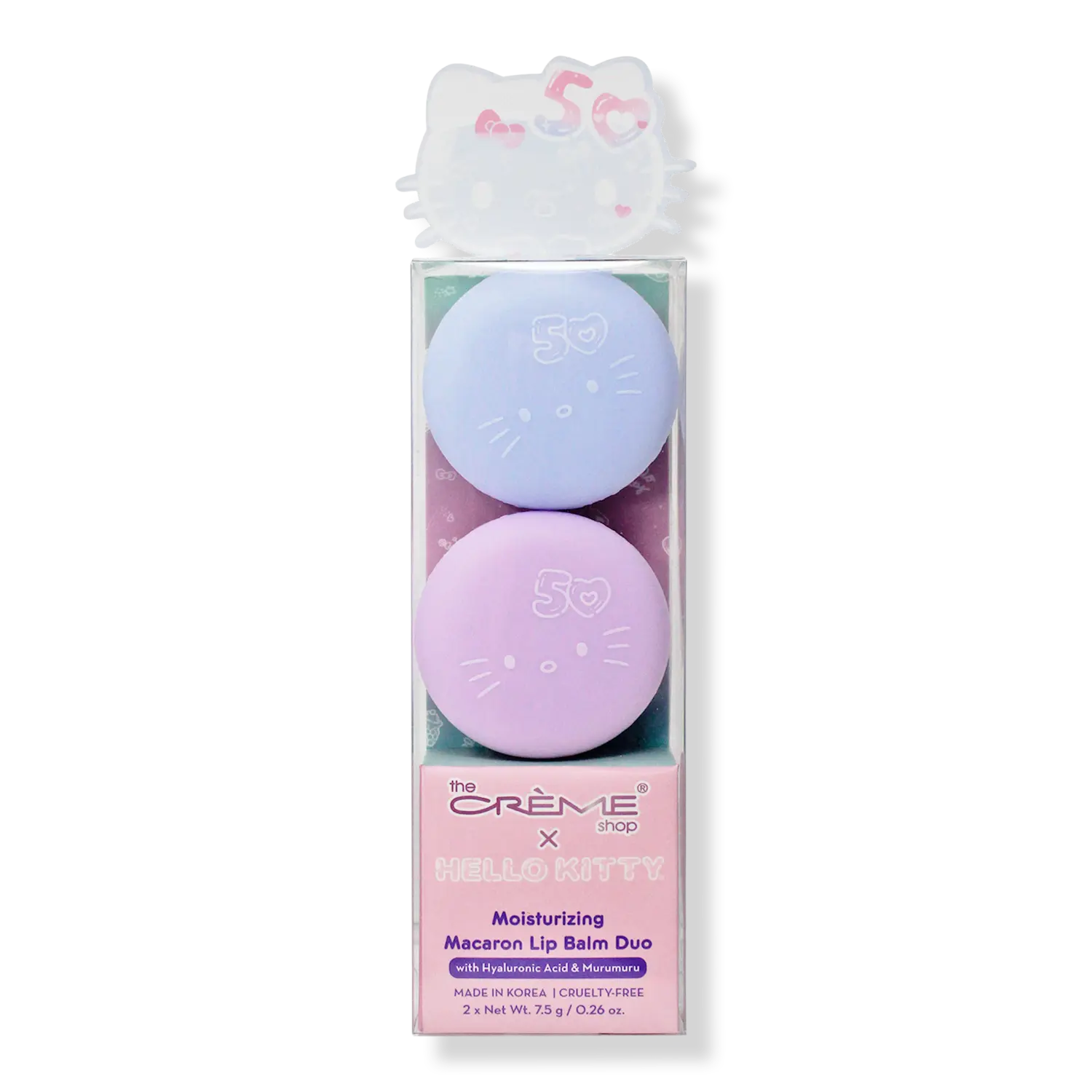 Набор из 50 бальзамов для губ Hello Kitty Macaron The Crème Shop
Набор из 50 бальзамов для губ Hello Kitty Macaron The Crème Shop