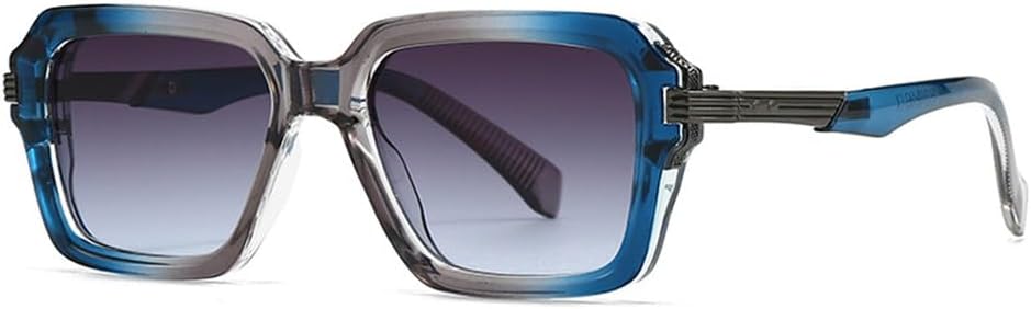 Солнцезащитные очки с заклепками, градиентной защитой от УФ-излучения UV400, для женщин и мужчин, для занятий спортом на открытом воздухе и путешествий UYPTK, C3 Blue Gray
Солнцезащитные очки с заклепками, градиентной защитой от УФ-излучения UV400, для женщин и мужчин, для занятий спортом на открытом воздухе и путешествий UYPTK, C3 Blue Gray