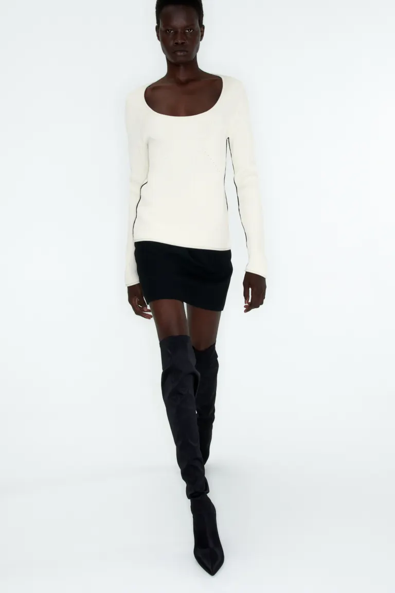 Рубашка в рубчик H&M, бежевый
Рубашка в рубчик H&M, бежевый