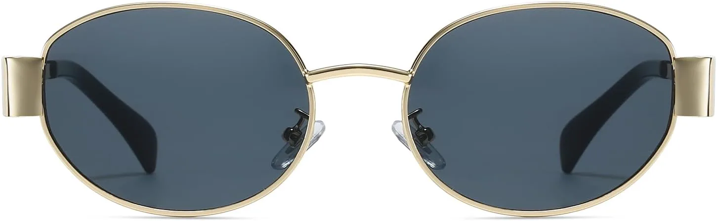 Винтажные солнцезащитные очки Hanj Trendy Oval в стиле 90-х для женщин, ретро-очки, классические солнцезащитные очки с защитой от УФ-излучения, Gold Grey
Винтажные солнцезащитные очки Hanj Trendy Oval в стиле 90-х для женщин, ретро-очки, классические солнцезащитные очки с защитой от УФ-излучения, Gold Grey