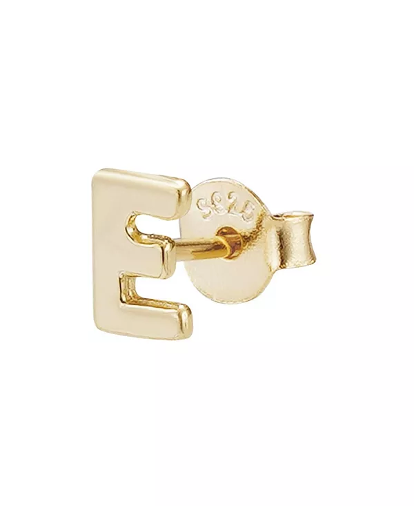 Серьга-Гвоздик с инициалом из стерлингового серебра 925 пробы, 14 карат Adornia Fine, gold-e
Серьга-Гвоздик с инициалом из стерлингового серебра 925 пробы, 14 карат Adornia Fine, gold-e