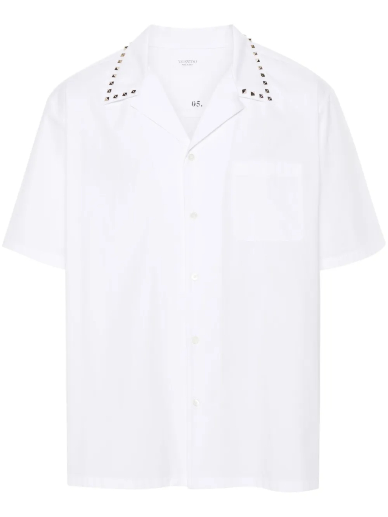 Valentino Garavani рубашка с декором Rockstud, белый
Valentino Garavani рубашка с декором Rockstud, белый