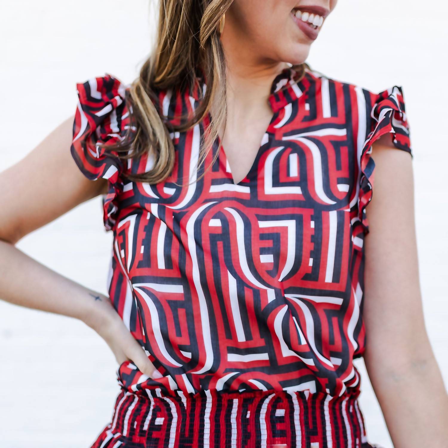 Marley Топ In Touchdown Garnet/черный MICHELLE MCDOWELL
Marley Топ In Touchdown Garnet/черный MICHELLE MCDOWELL