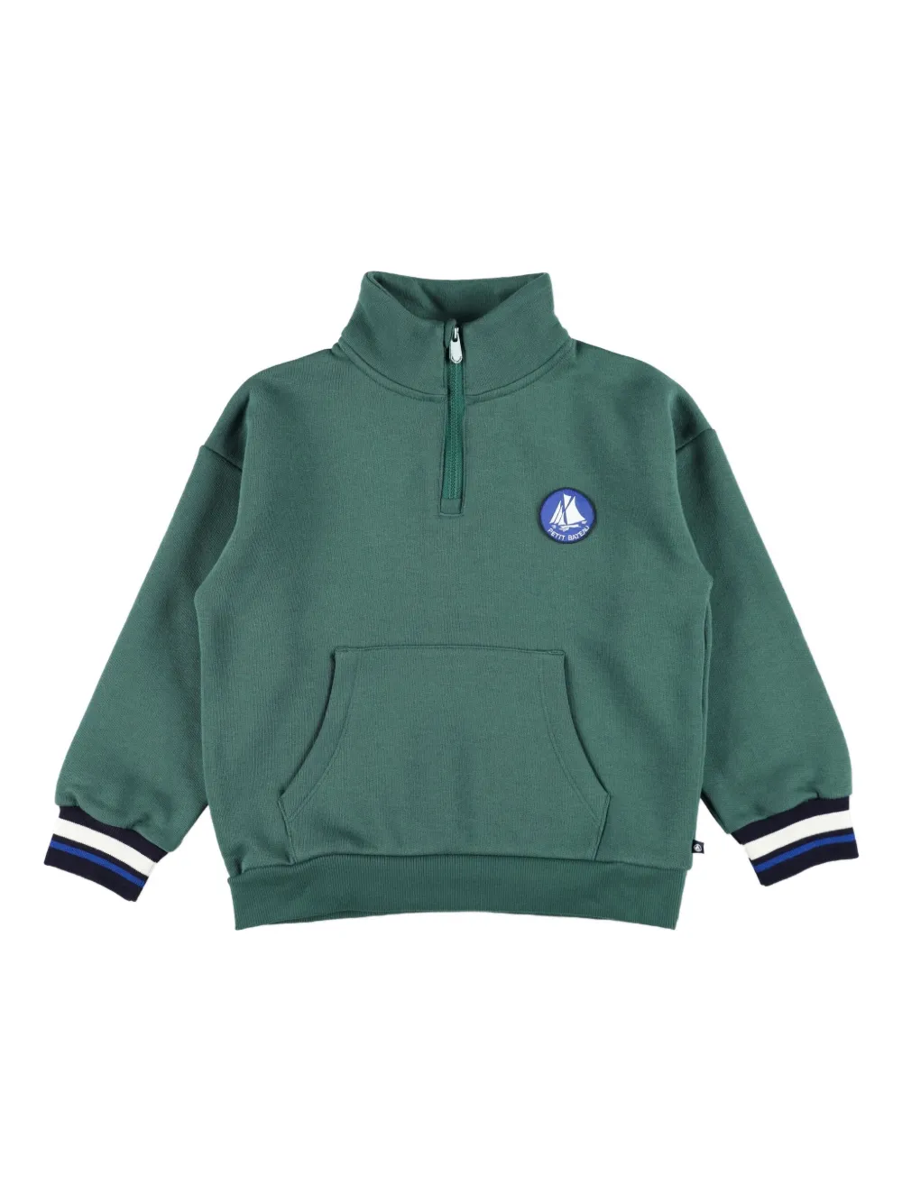 Толстовка на молнии с логотипом Petit Bateau, зеленый
Толстовка на молнии с логотипом Petit Bateau, зеленый