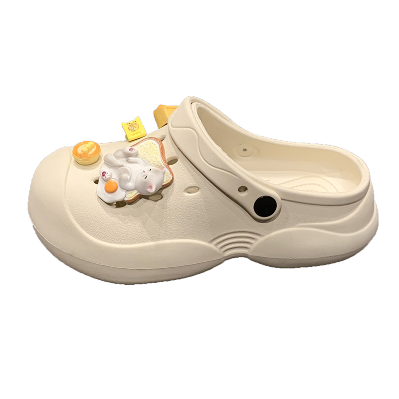 Детские сандалии с низким верхом, увеличивающие рост, для подростков Wooden Rabbit, белый 
Детские сандалии с низким верхом, увеличивающие рост, для подростков Wooden Rabbit, белый