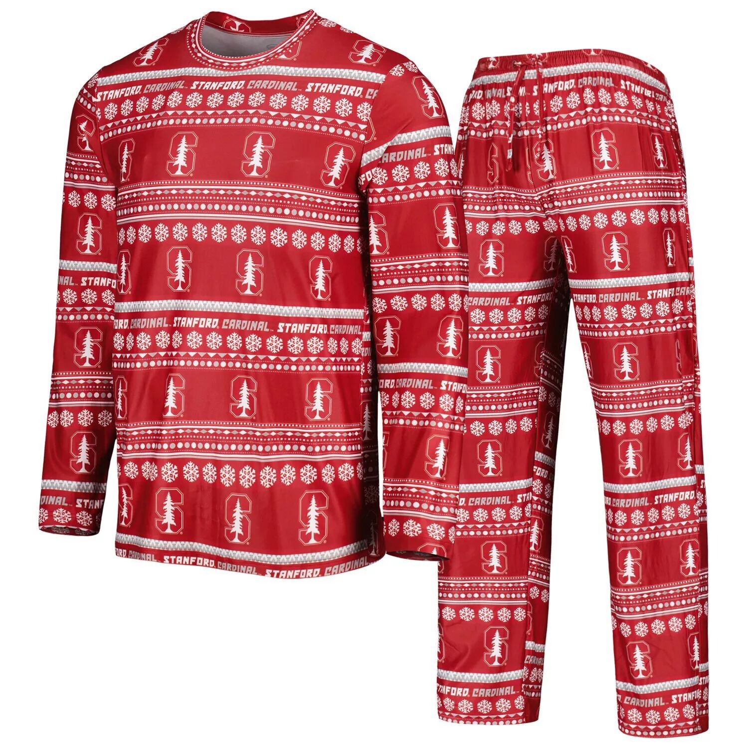 Мужской комплект для сна с длинными рукавами и брюками Concepts Sport Cardinal Stanford Cardinal
Мужской комплект для сна с длинными рукавами и брюками Concepts Sport Cardinal Stanford Cardinal