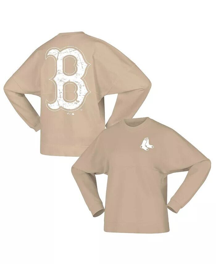 Женский коричневый флисовый пуловер с логотипом Boston Red Sox Fanatics, бежевый
Женский коричневый флисовый пуловер с логотипом Boston Red Sox Fanatics, бежевый