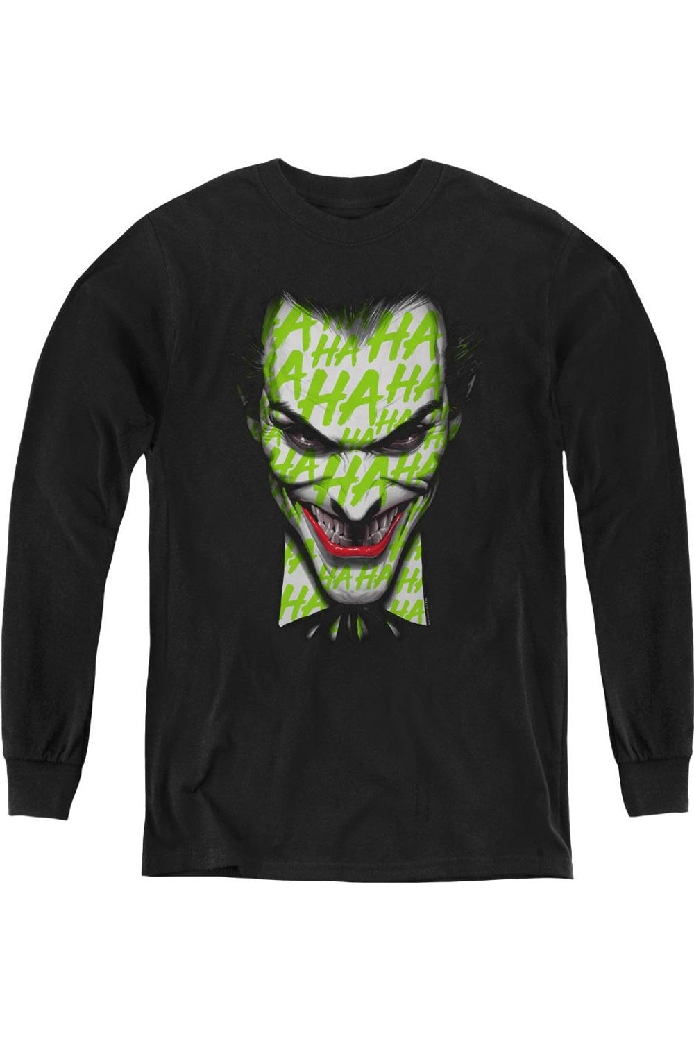 Батмен Ха-Ха Улыбка Молодежный свитшот с длинным рукавом Gildan, черный
Батмен Ха-Ха Улыбка Молодежный свитшот с длинным рукавом Gildan, черный