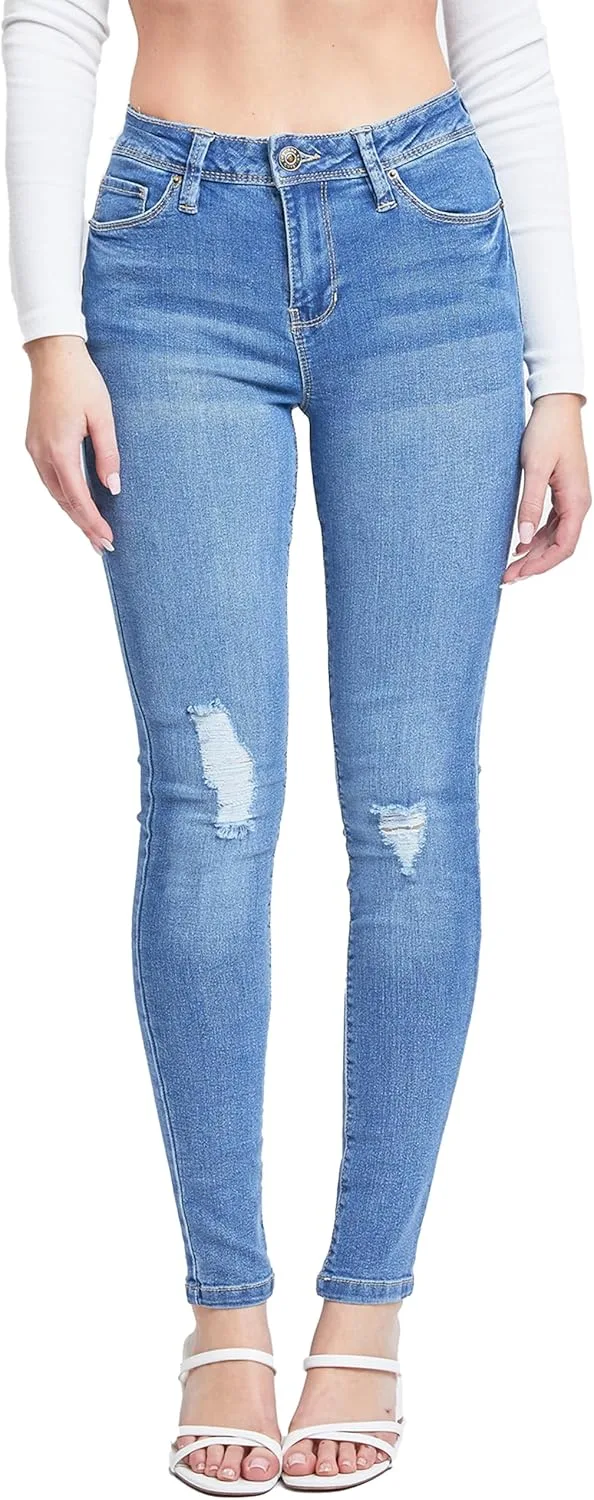 YMI Women's Basic 1-Button High-Rise Skinny Jean из переработанных волокон
YMI Women's Basic 1-Button High-Rise Skinny Jean из переработанных волокон