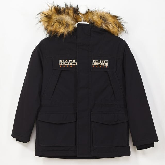 Куртка с капюшоном и эластичными манжетами ga4epn boy Napapijri, черный
Куртка с капюшоном и эластичными манжетами ga4epn boy Napapijri, черный