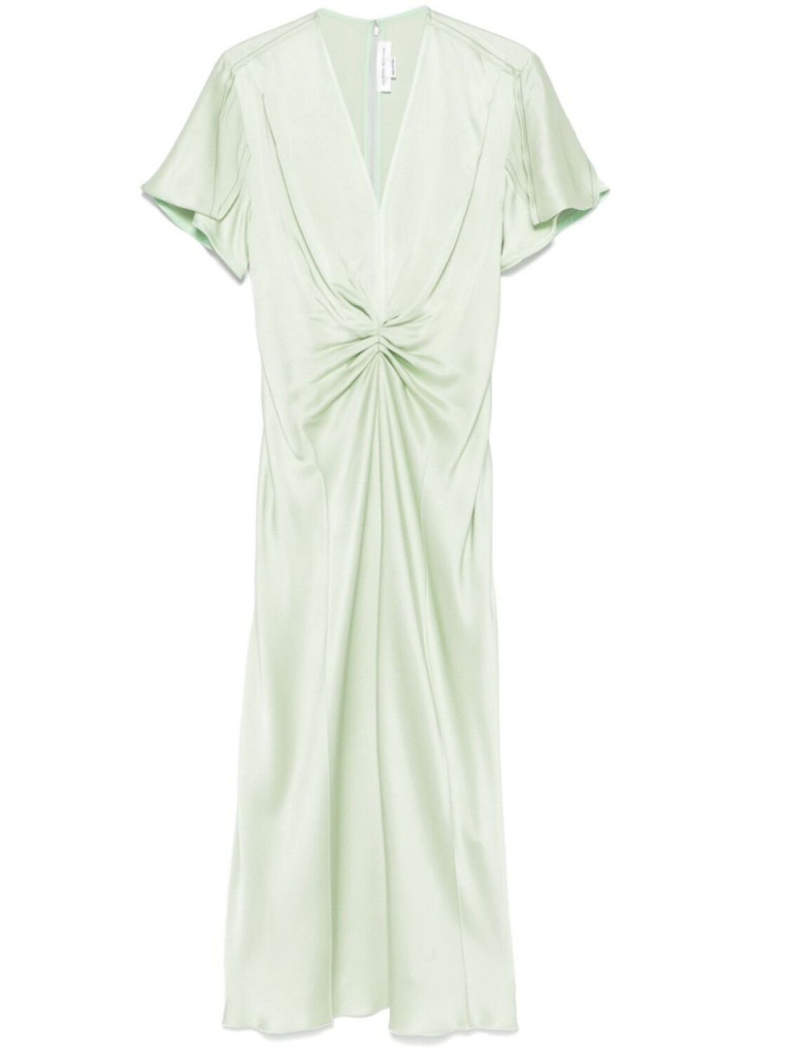 Платье миди Victoria Beckham с V-образным вырезом и сборками, зеленый
Платье миди Victoria Beckham с V-образным вырезом и сборками, зеленый