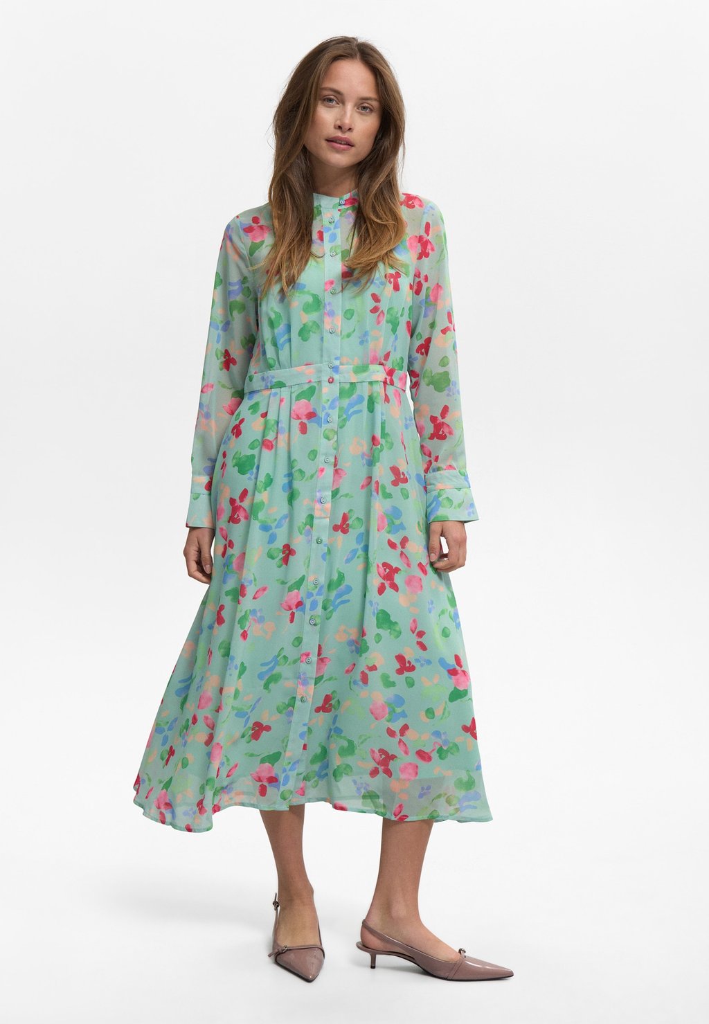 Платье-рубашка NUKYNDALL NEW Nümph, зеленый
Платье-рубашка NUKYNDALL NEW Nümph, зеленый