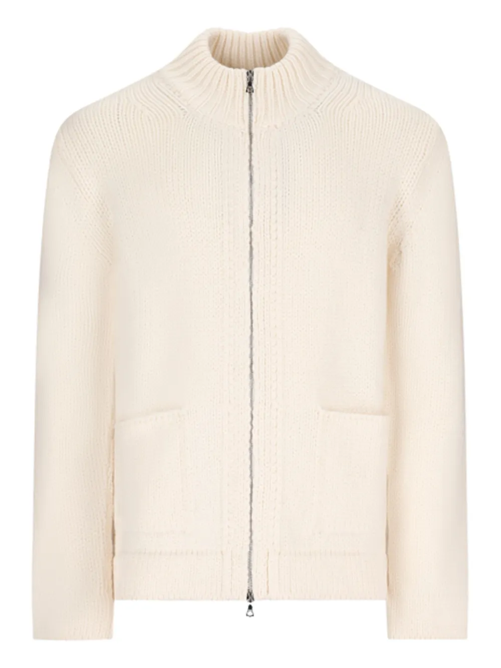 Кардиган на молнии с накладным карманом Fabrizio Del Carlo, нейтральный
Кардиган на молнии с накладным карманом Fabrizio Del Carlo, нейтральный