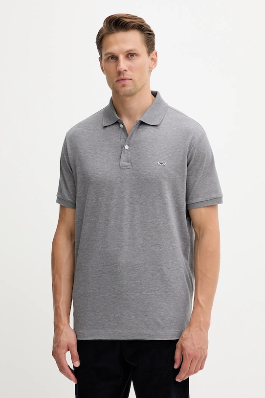 Хлопковый поло Knitwear Paul&Shark, серый
Хлопковый поло Knitwear Paul&Shark, серый