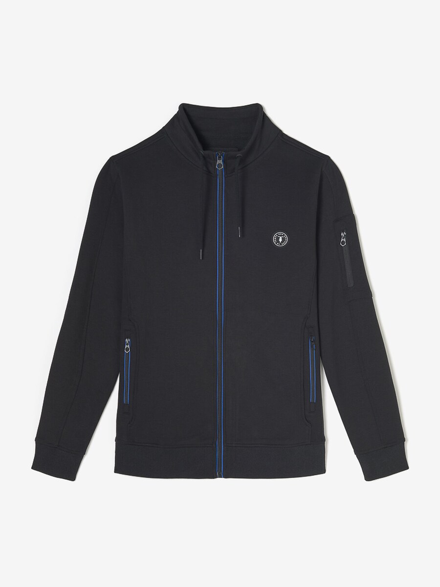 Толстовка с капюшоном на молнии Le Temps Des Cerises Roni, черный 
Толстовка с капюшоном на молнии Le Temps Des Cerises Roni, черный