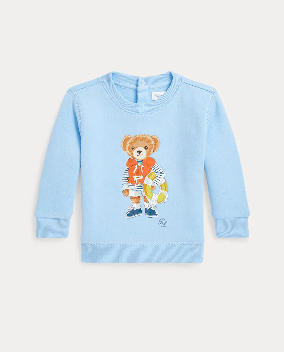 Мягкая толстовка для мальчика с изображением медведя Поло Polo Ralph Lauren, светло-голубой
Мягкая толстовка для мальчика с изображением медведя Поло Polo Ralph Lauren, светло-голубой