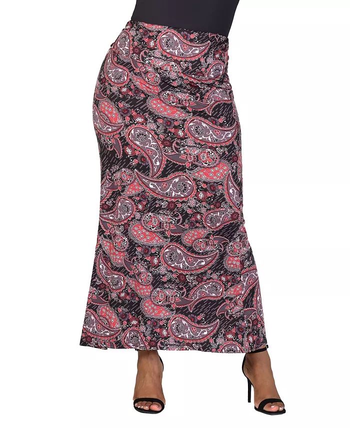 Юбка макси размера плюс с отворотом на талии с принтом 24seven Comfort Apparel, мультиколор
Юбка макси размера плюс с отворотом на талии с принтом 24seven Comfort Apparel, мультиколор