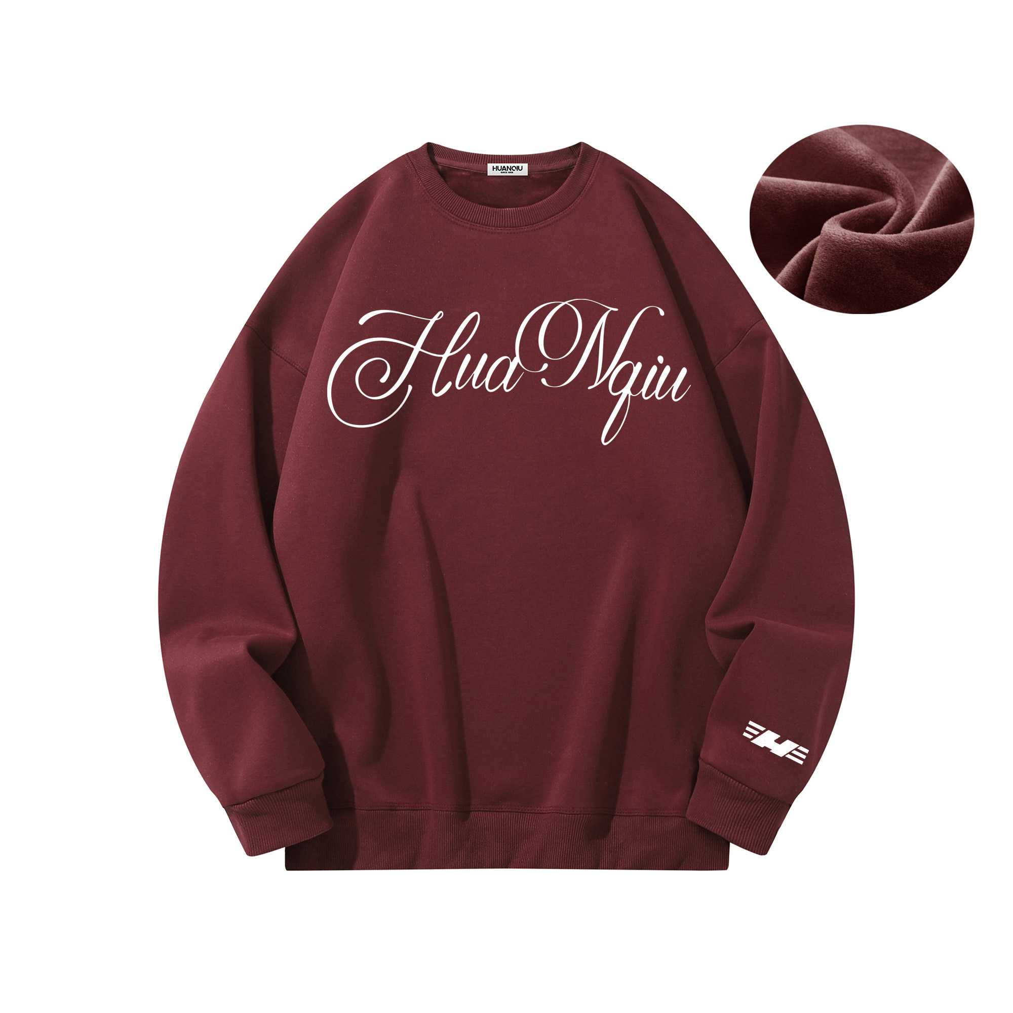 Свитшот Unisex Crew Neck Thickened Regular HUANQIU, burgundy fleece-lined
Свитшот Unisex Crew Neck Thickened Regular HUANQIU, burgundy fleece-lined