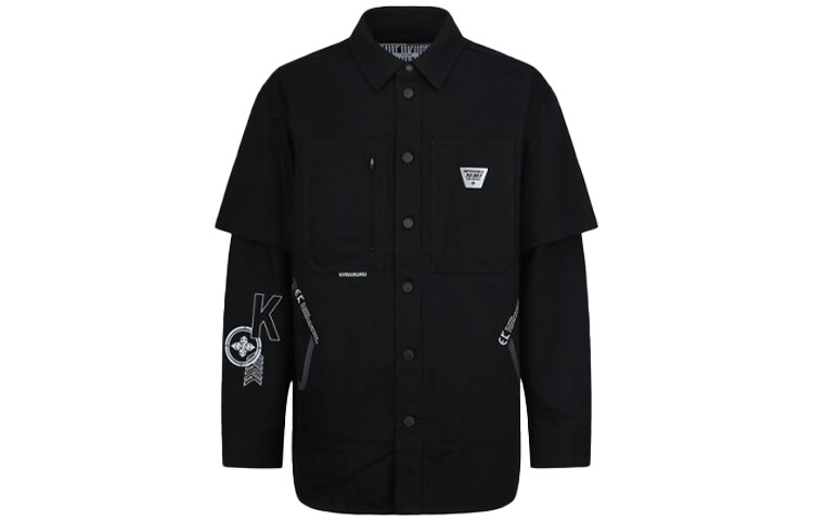 Куртка мужская черная Evisu, черный 
Куртка мужская черная Evisu, черный