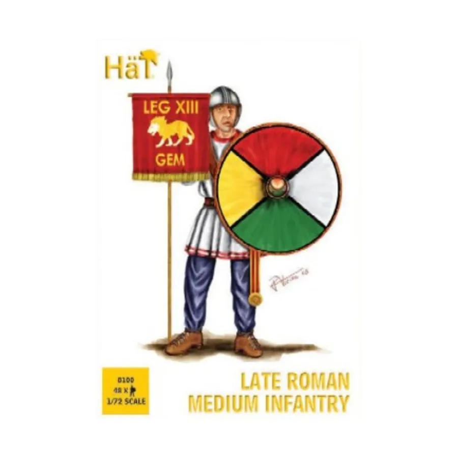 Позднеримская средняя пехота, Historical Plastic Military Figures - Ancient (1:72) (Hat Industries)
Позднеримская средняя пехота, Historical Plastic Military Figures - Ancient (1:72) (Hat Industries)