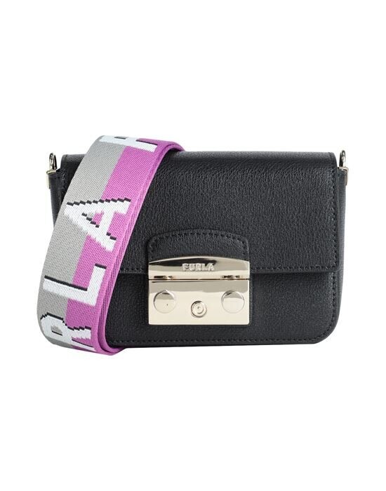 Сумка через плечо FURLA кожаная с контрастным ремнем, черный
Сумка через плечо FURLA кожаная с контрастным ремнем, черный