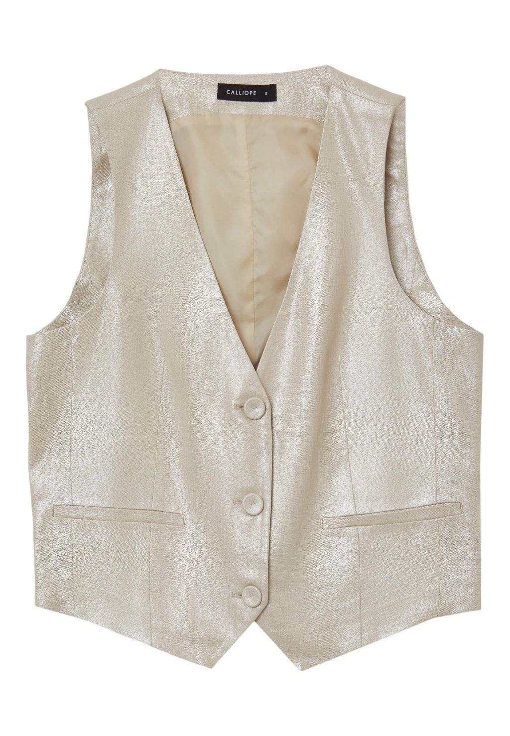 Топ без рукавов Calliope, серебряный
Топ без рукавов Calliope, серебряный