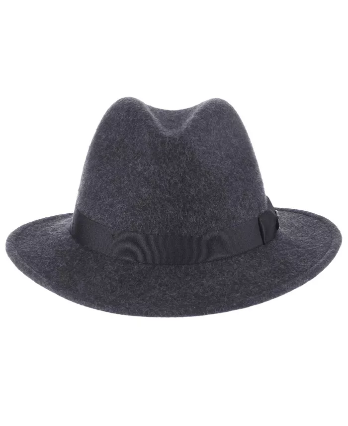 Мужская фетровая шляпа-сафари из мнущегося фетра Scala, серый
Мужская фетровая шляпа-сафари из мнущегося фетра Scala, серый