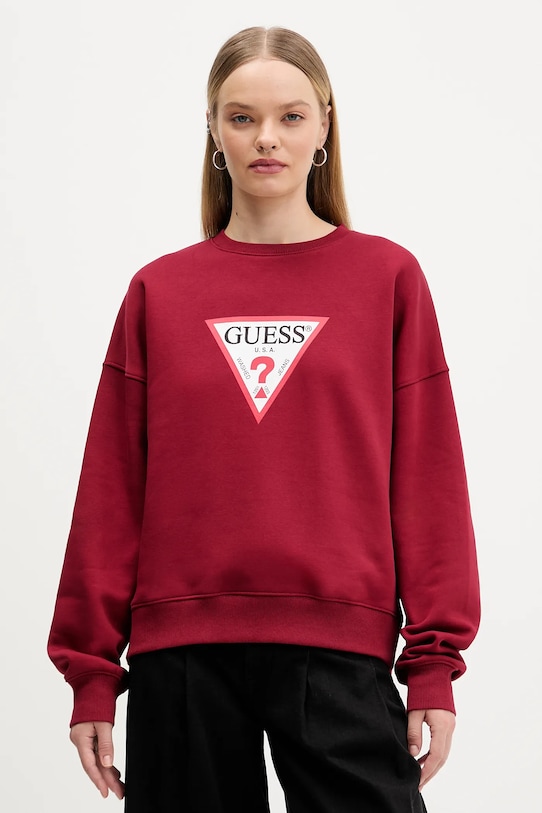 Толстовка Guess Jeans, бордовый
Толстовка Guess Jeans, бордовый