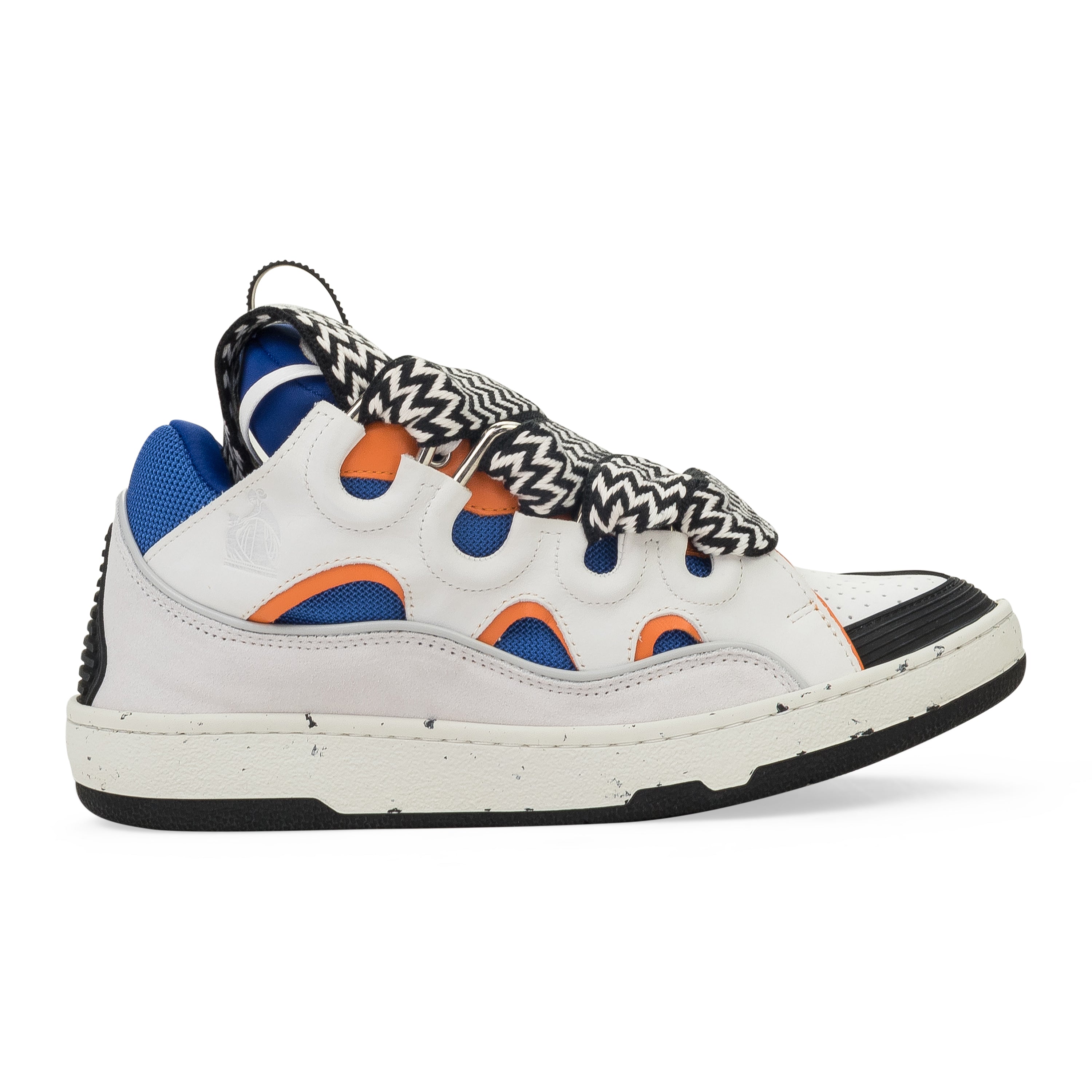 Сине-оранжевые кроссовки Curb Lanvin
Сине-оранжевые кроссовки Curb Lanvin