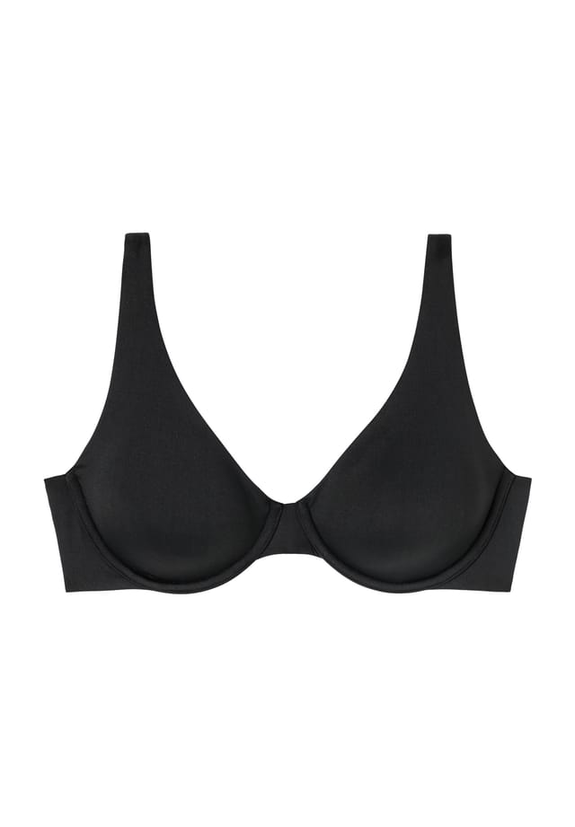 Уникальный бюстгальтер на микрокосточках с эластичными широкими бретелями Schiesser, черный
Уникальный бюстгальтер на микрокосточках с эластичными широкими бретелями Schiesser, черный