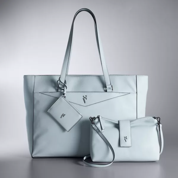 Женская фиолетовая сумка-тоут с тремя ручками Simply Vera Vera Wang, цвет niagara dew
Женская фиолетовая сумка-тоут с тремя ручками Simply Vera Vera Wang, цвет niagara dew