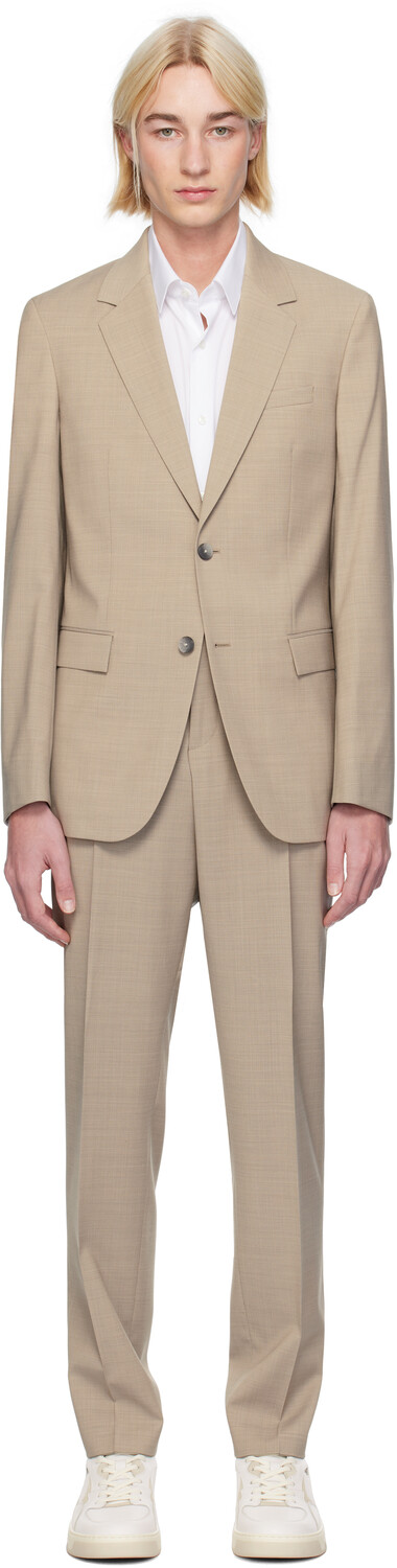 Бежевый облегающий костюм BOSS, светло-бежевый
Бежевый облегающий костюм BOSS, светло-бежевый