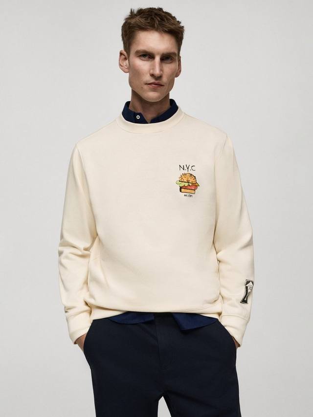 Толстовка с круглым вырезом NYC Burger Mango, Light Beige
Толстовка с круглым вырезом NYC Burger Mango, Light Beige