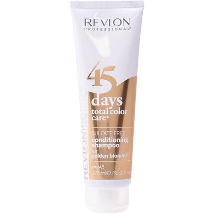 Revlonissimo 45-дневный шампунь-кондиционер для золотистых блондинок, 275 мл
Revlonissimo 45-дневный шампунь-кондиционер для золотистых блондинок, 275 мл