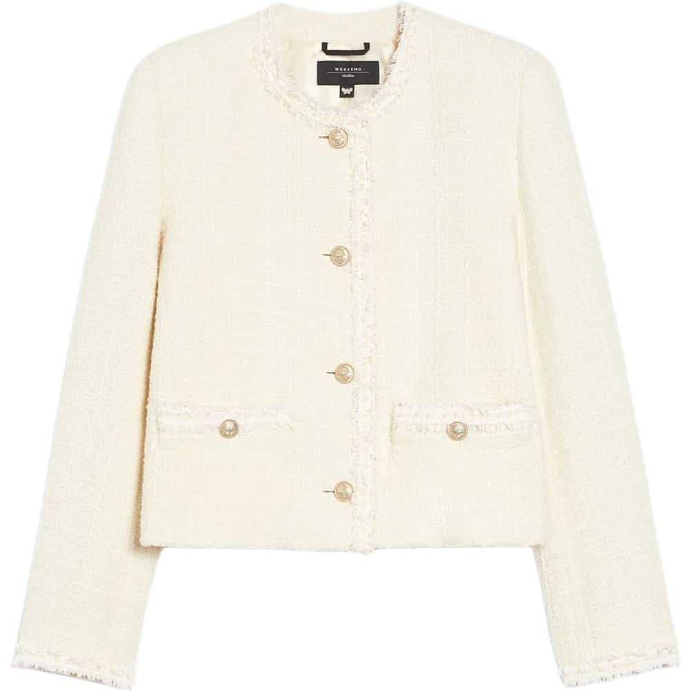 Балая куртка на пуговицах WEEKEND MaxMara, бежевый
Балая куртка на пуговицах WEEKEND MaxMara, бежевый