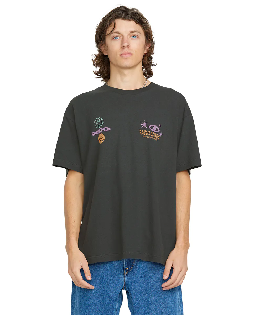 Футболка мужская с короткими рукавами и круглым вырезом Volcom, темно-серый
Футболка мужская с короткими рукавами и круглым вырезом Volcom, темно-серый