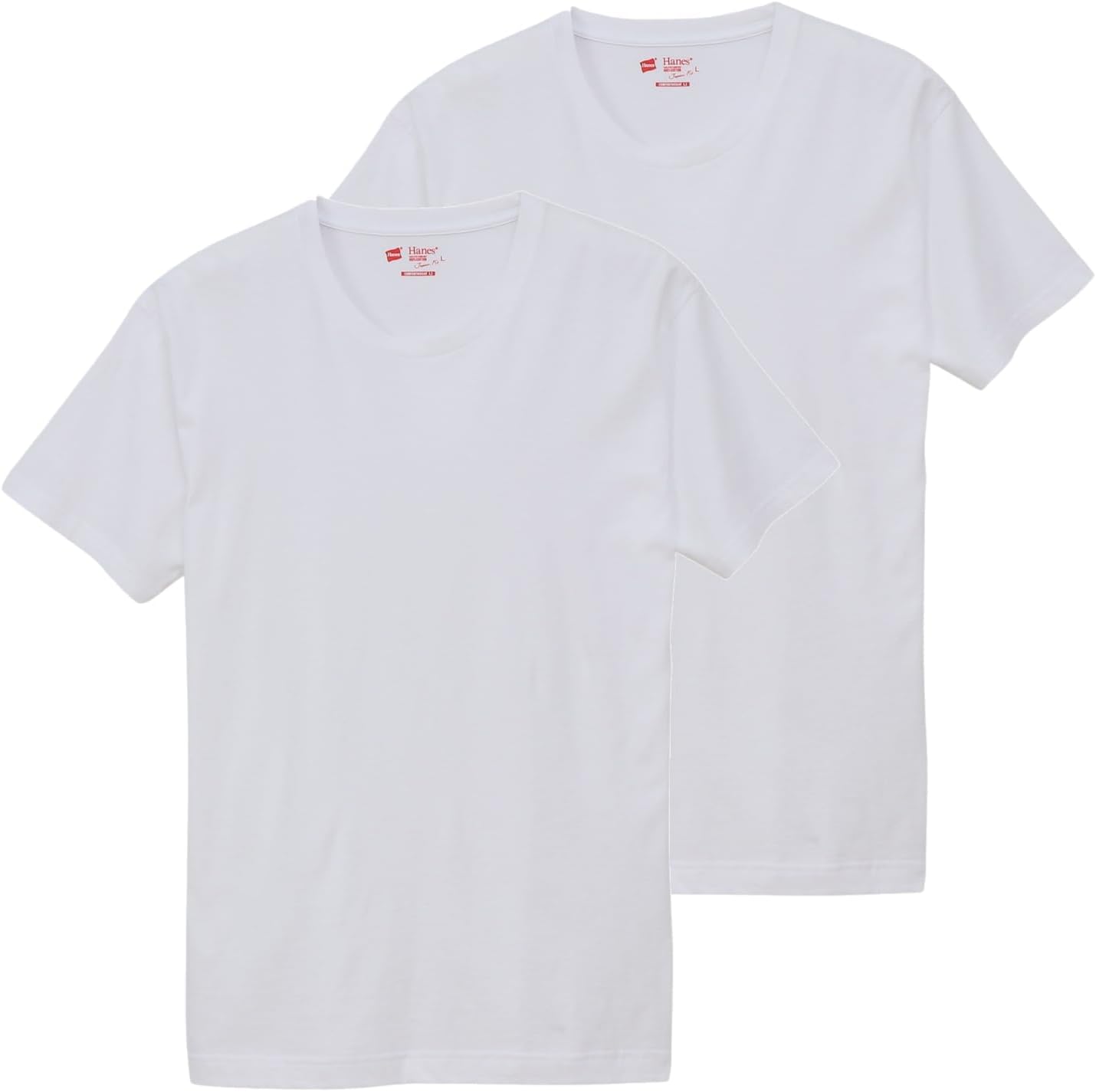 Футболки Hanes Japan Fit с коротким рукавом, комплект из 2 штук, 100% хлопок, круглый вырез, мужские, белый
Футболки Hanes Japan Fit с коротким рукавом, комплект из 2 штук, 100% хлопок, круглый вырез, мужские, белый